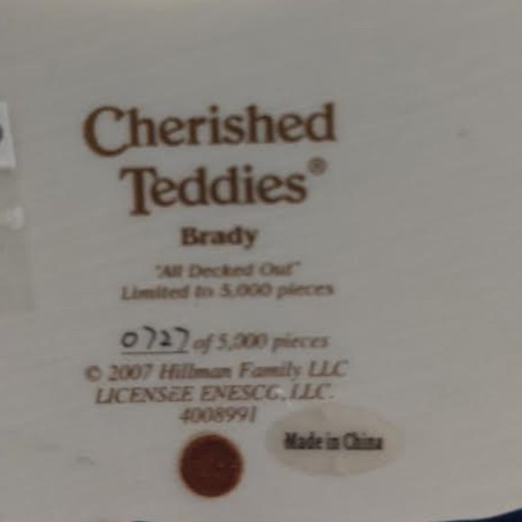 Cherished Teddies "All Decked Out" - Picture 3 of 3